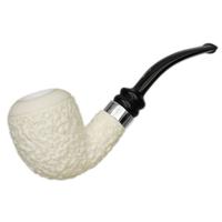 IMP Meerschaum Rusticated Acorn with Silver (with Case)