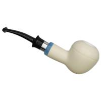IMP Meerschaum Smooth Acorn with Silver (with Case and Churchwarden Stem)