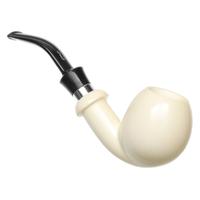 IMP Meerschaum Smooth Bent Apple with Silver (with Case) (9mm)