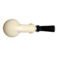 IMP Meerschaum Smooth Bent Apple with Silver (with Case) (9mm)