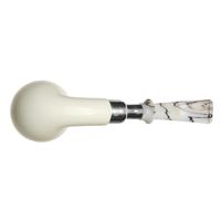 IMP Meerschaum Smooth Rhodesian with Silver (with Case)