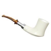 IMP Meerschaum Smooth Freehand  with Silver (with Pocket Case)