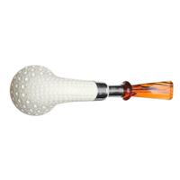 IMP Meerschaum Lattice Acorn with Silver (with Pocket Case)