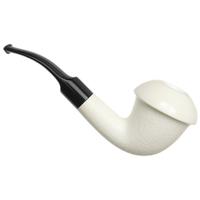 IMP Meerschaum Partially Rusticated Calabash (with Case)