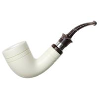 IMP Meerschaum Smooth Bent Dublin with Silver (with Case)