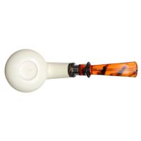 IMP Meerschaum Smooth Rhodesian with Silver (with Case)