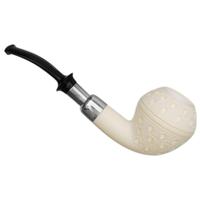 IMP Meerschaum Lattice Rhodesian with Silver (with Case)
