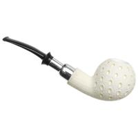 IMP Meerschaum Lattice Bent Apple with Silver (with Case)