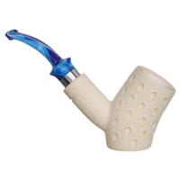 IMP Meerschaum Lattice Poker with Silver (with Case and Churchwarden Stem)