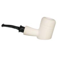 IMP Meerschaum Smooth Poker (with Case and Churchwarden Stem)