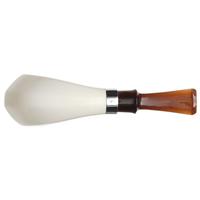 IMP Meerschaum Smooth Paneled Horn with Silver (with Case)