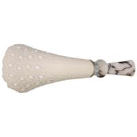 IMP Meerschaum Lattice Bent Dublin with Silver (with Case)