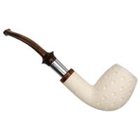 IMP Meerschaum Lattice Bent Billiard with Silver (with Case)