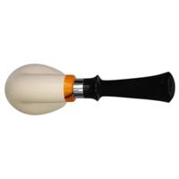 IMP Meerschaum Smooth Bent Egg with Silver (with Case)