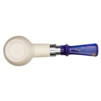IMP Meerschaum Smooth Bent Billiard with Silver (with Case)