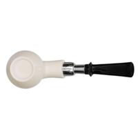 IMP Meerschaum Smooth Rhodesian with Silver (with Case)