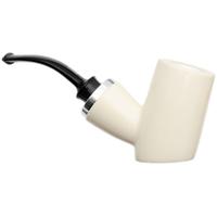 IMP Meerschaum Smooth Reverse Calabash Poker with Silver (with Case)