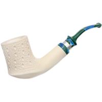 IMP Meerschaum Lattice Bent Billiard with Silver (with Case)