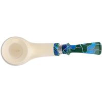 IMP Meerschaum Lattice Bent Billiard with Silver (with Case)
