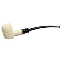 IMP Meerschaum Lattice Cherrywood with Silver (with Case and Churchwarden Stem)