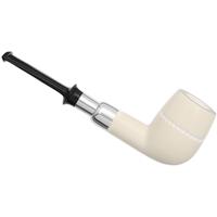 IMP Meerschaum Spot Carved Billiard with Silver (with Case)