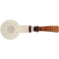 IMP Meerschaum Lattice Bent Dublin with Silver (with Case)
