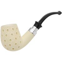 IMP Meerschaum Lattice Bent Billiard with Silver (with Case)