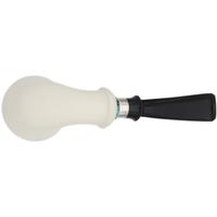 IMP Meerschaum Smooth Bent Dublin with Silver (with Case and Churchwarden Stem)