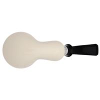 IMP Meerschaum Smooth Bent Dublin with Silver (with Case)