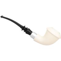 IMP Meerschaum Smooth Calabash with Silver (with Case)