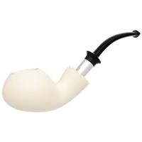 IMP Meerschaum Smooth Tomato with Silver (with Case)