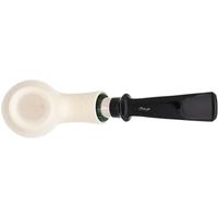 IMP Meerschaum Smooth Bent Brandy with Silver (with Case)