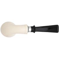 IMP Meerschaum Smooth Bent Brandy with Silver (with Case)