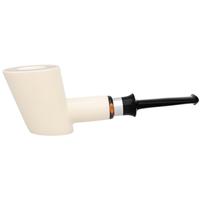 IMP Meerschaum Smooth Poker with Silver (with Case)