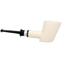 IMP Meerschaum Smooth Poker with Silver (with Case)