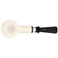 IMP Meerschaum Smooth Poker with Silver (with Case)