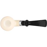 IMP Meerschaum Smooth Bent Dublin with Silver (with Case)