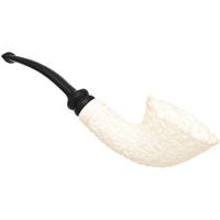 IMP Meerschaum Rusticated Bent Dublin (with Case)