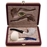 IMP Meerschaum Two Pipe Set (with Case)