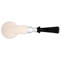 IMP Meerschaum Smooth Bent Egg with Silver (with Case)