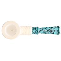 IMP Meerschaum Partially Rusticated Poker (with Case)