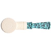 IMP Meerschaum Partially Rusticated Poker (with Case)