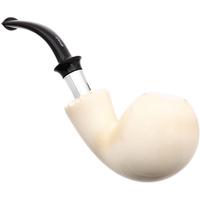 IMP Meerschaum Smooth Bent Apple with Silver (with Case)