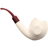 IMP Meerschaum Lattice Blowfish (with Case)
