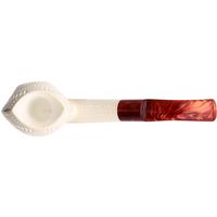 IMP Meerschaum Lattice Blowfish (with Case)