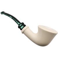 IMP Meerschaum Smooth Bent Dublin (with Case and Churchwarden Stem)