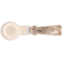 IMP Meerschaum Smooth Bent Egg (with Case and Churchwarden Stem)