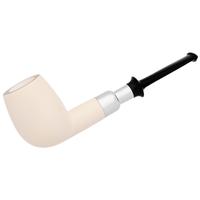 IMP Meerschaum Smooth Billiard with Silver (with Case)