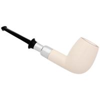 IMP Meerschaum Smooth Billiard with Silver (with Case)