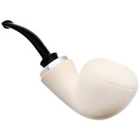 IMP Meerschaum Smooth Reverse Calabash Rhodesian with Silver (with Pocket Case and Tamper)